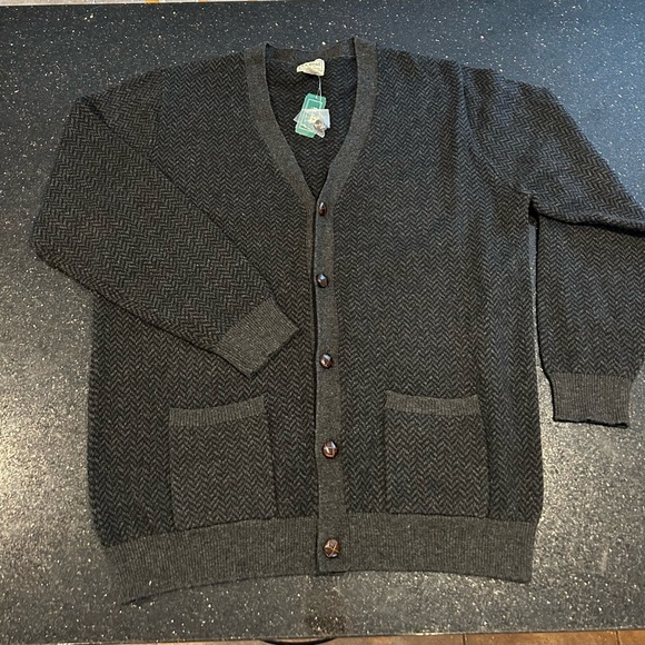 L.L. Bean Sweaters Ll Bean Mens Lambswool Cardigan Sweater